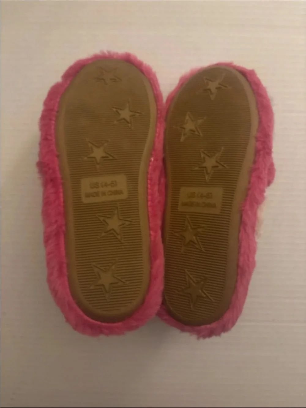 Juicy Couture Plush Girl Pink Footed Slippers
